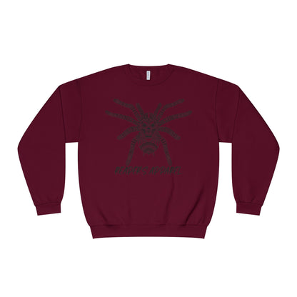 Spider Creepy Sweatshirt, Unisex Cozy Crewneck