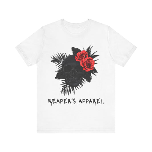 Skull and Roses Tee - Edgy Unisex