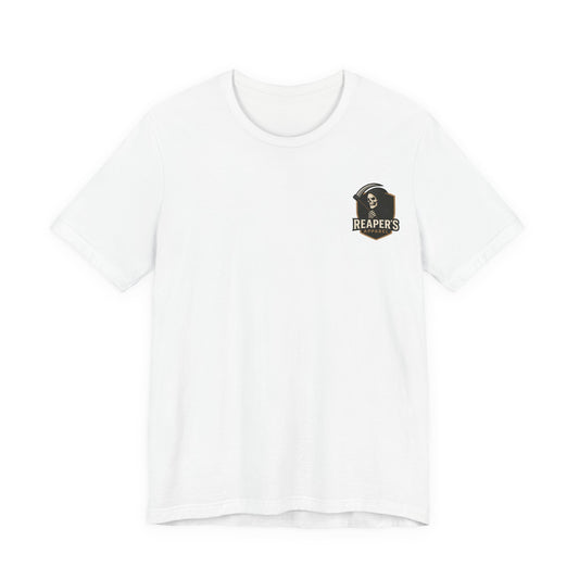 Grim Reaper Graphic Tee, Casual Unisex T-Shirt