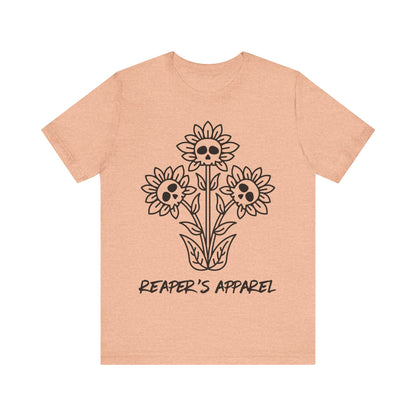 Reaper's Apparel Floral Skull Tee