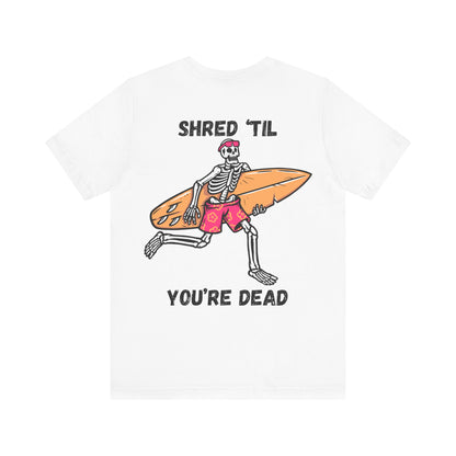 Surfing Skeleton Tee | Fun Unisex