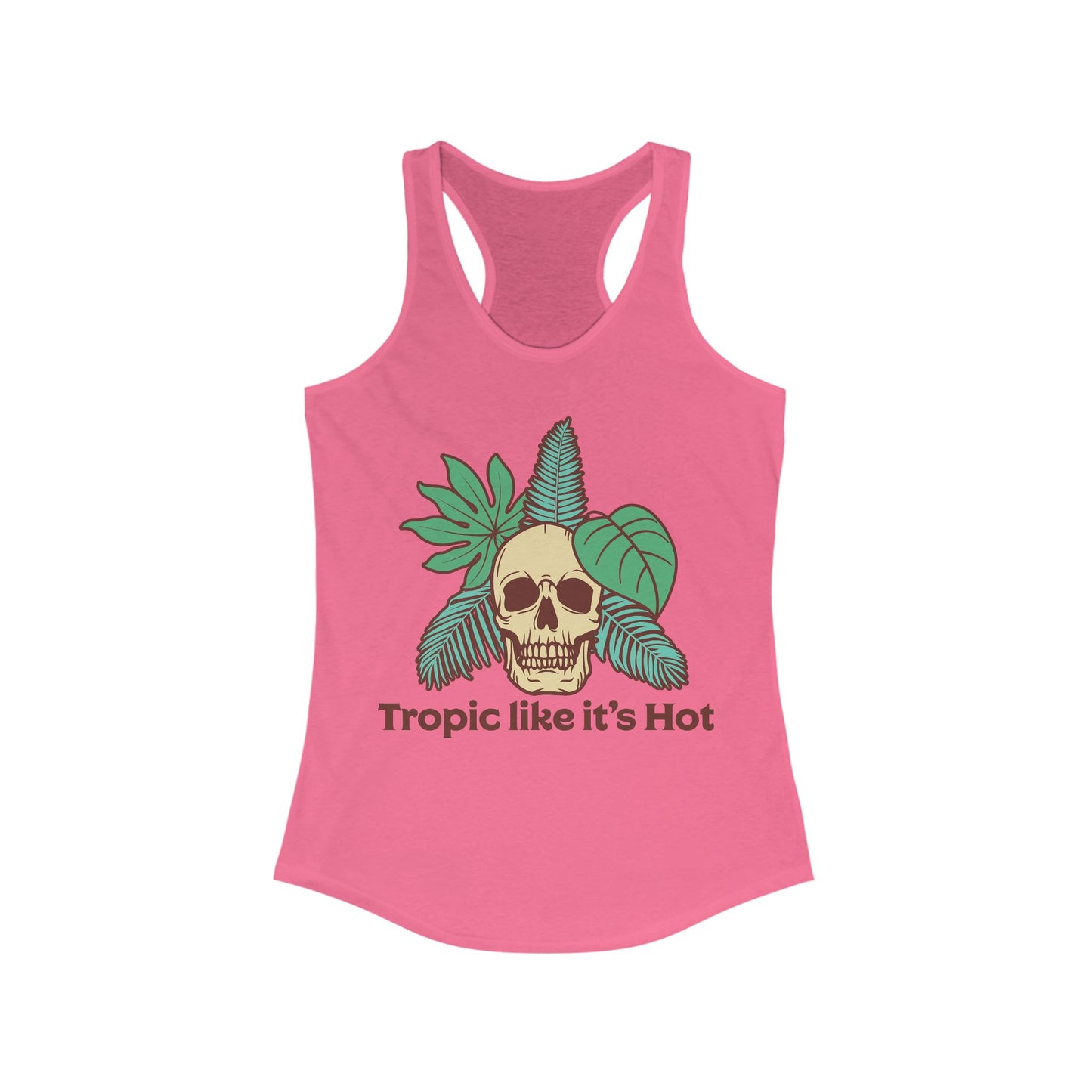 Tropical Skull Racerback Tank