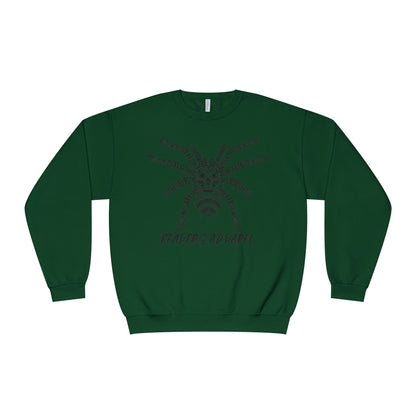 Spider Creepy Sweatshirt, Unisex Cozy Crewneck