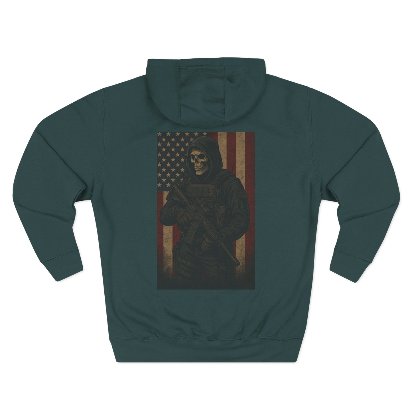 Gritty Graphic Hoodie, Patriotic Apparel