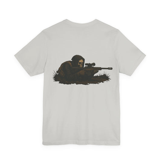 Tactical Sniper Reaper Design, Graphic Tee, Unisex