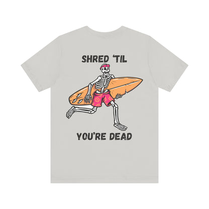 Surfing Skeleton Tee | Fun Unisex