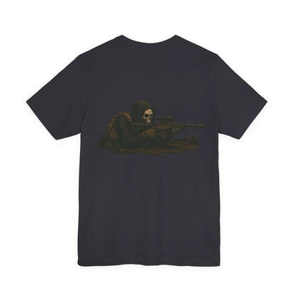 Tactical Sniper Reaper Design, Graphic Tee, Unisex