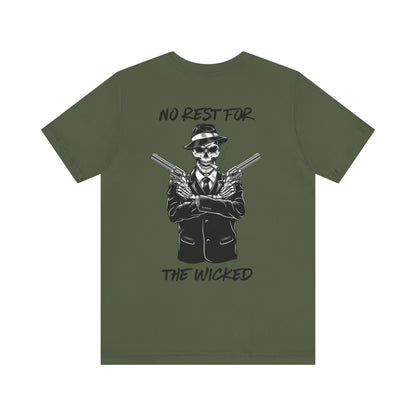 Reaper-Themed Unisex Tee: No Rest for the Wicked