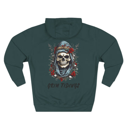 Grim Tidings Three-Panel Fleece Hoodie
