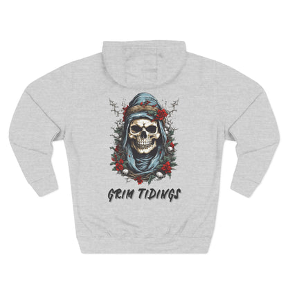 Grim Tidings Three-Panel Fleece Hoodie