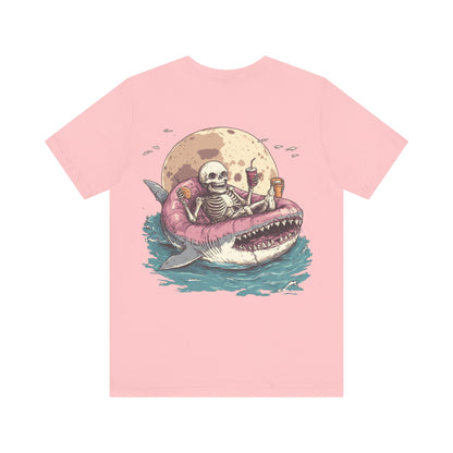 Skeleton Shark Summer Tee, Unisex Shirt