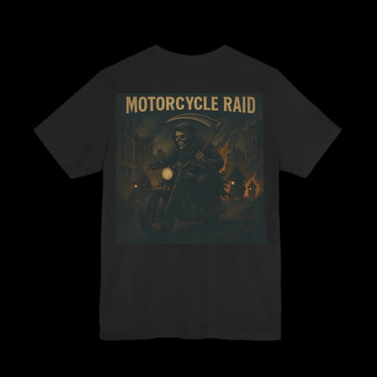 Motorcycle Raid Graphic Tee, Unisex