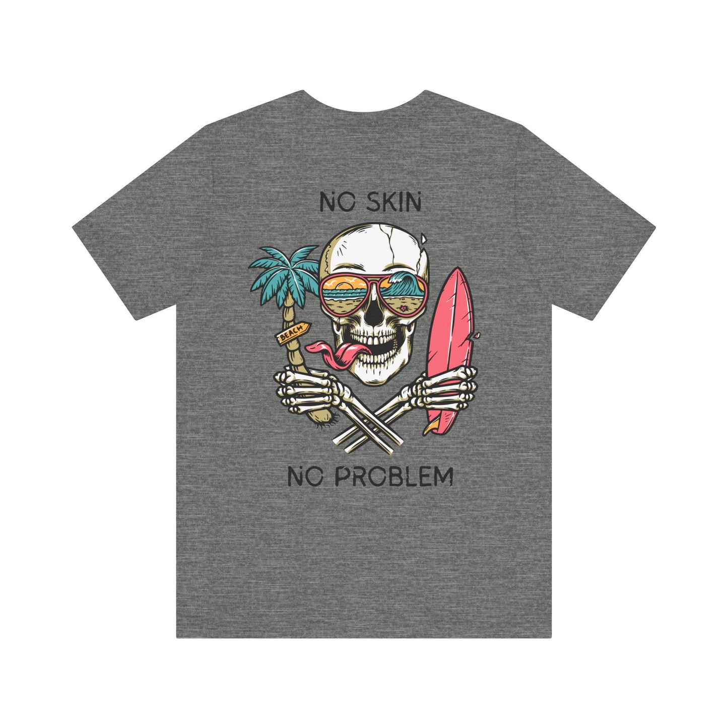 Skull Beach Vibes Tee - Unisex Short Sleeve T-Shirt