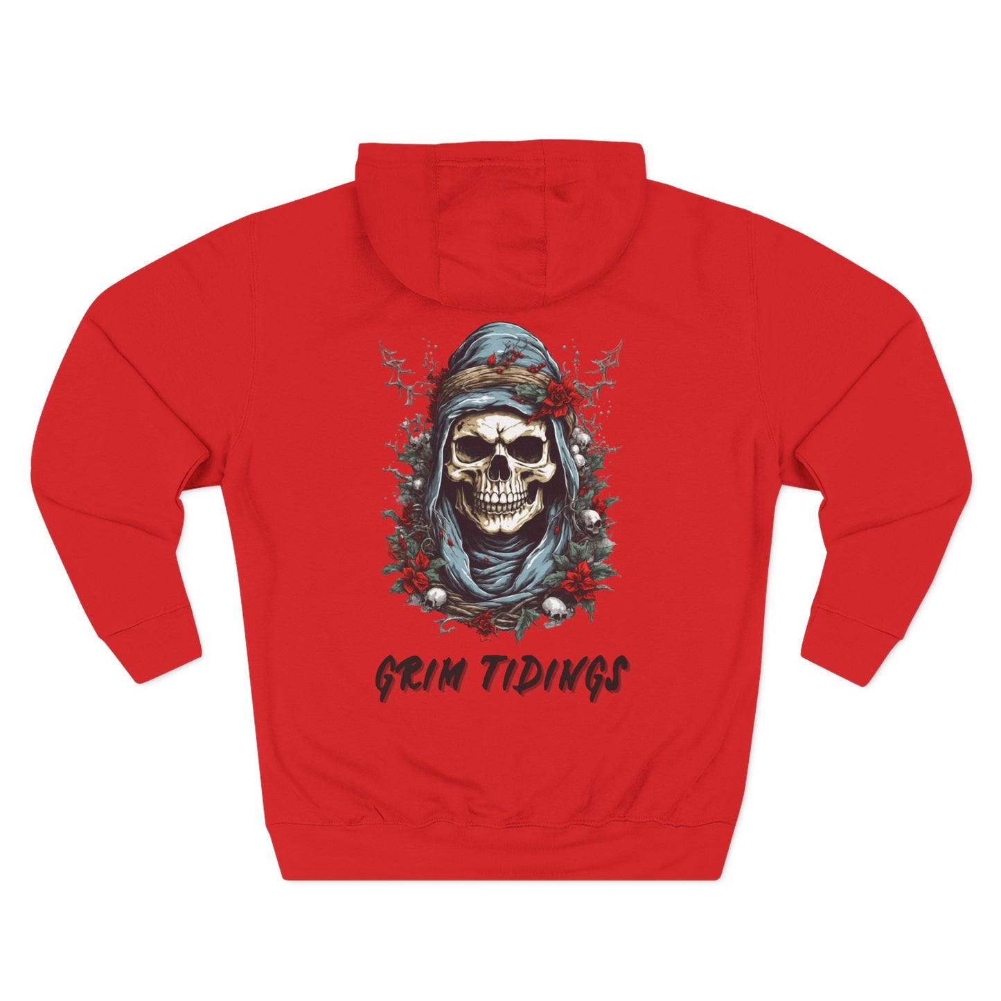Grim Tidings Three-Panel Fleece Hoodie