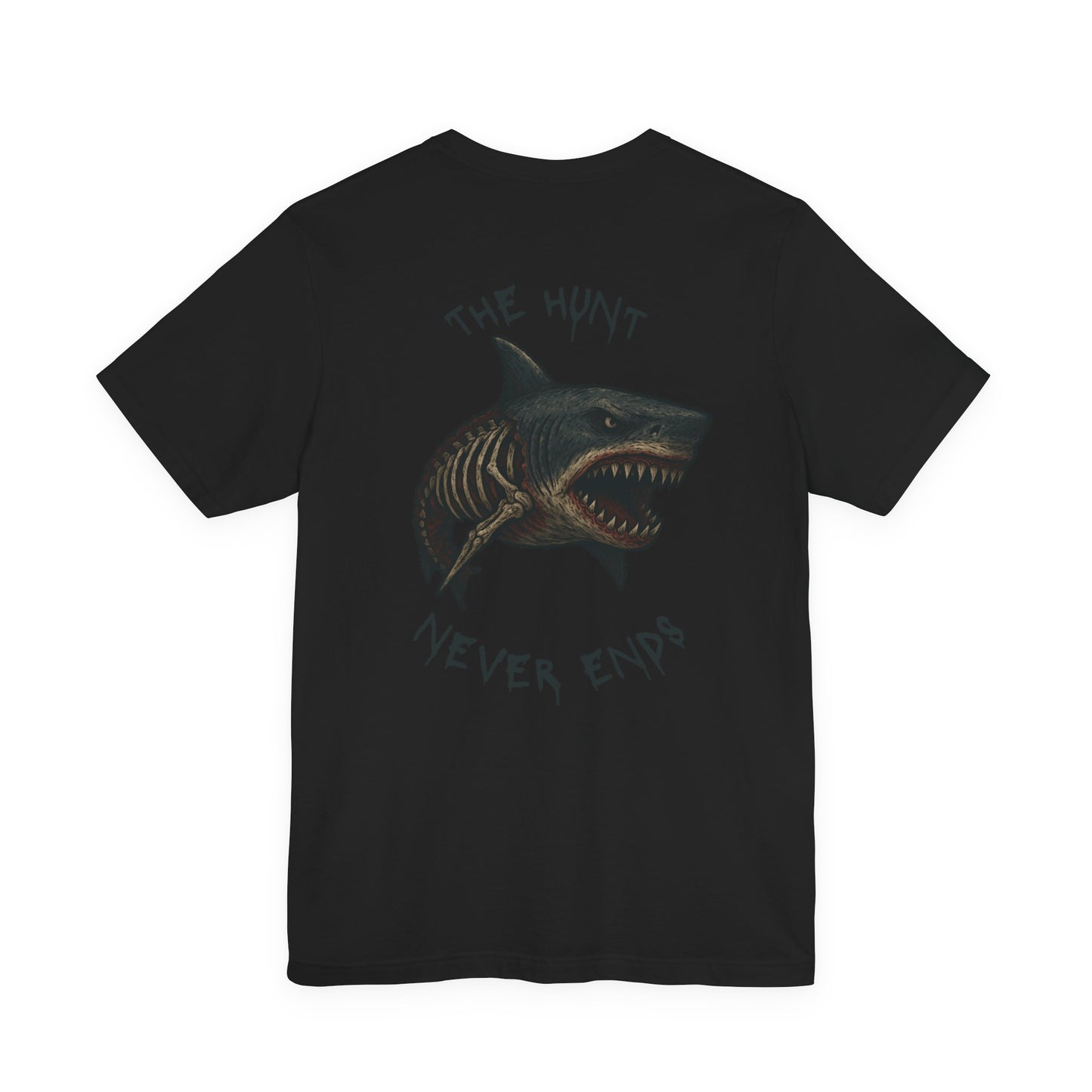 Fierce Skeleton Shark Graphic Tee, Unisex