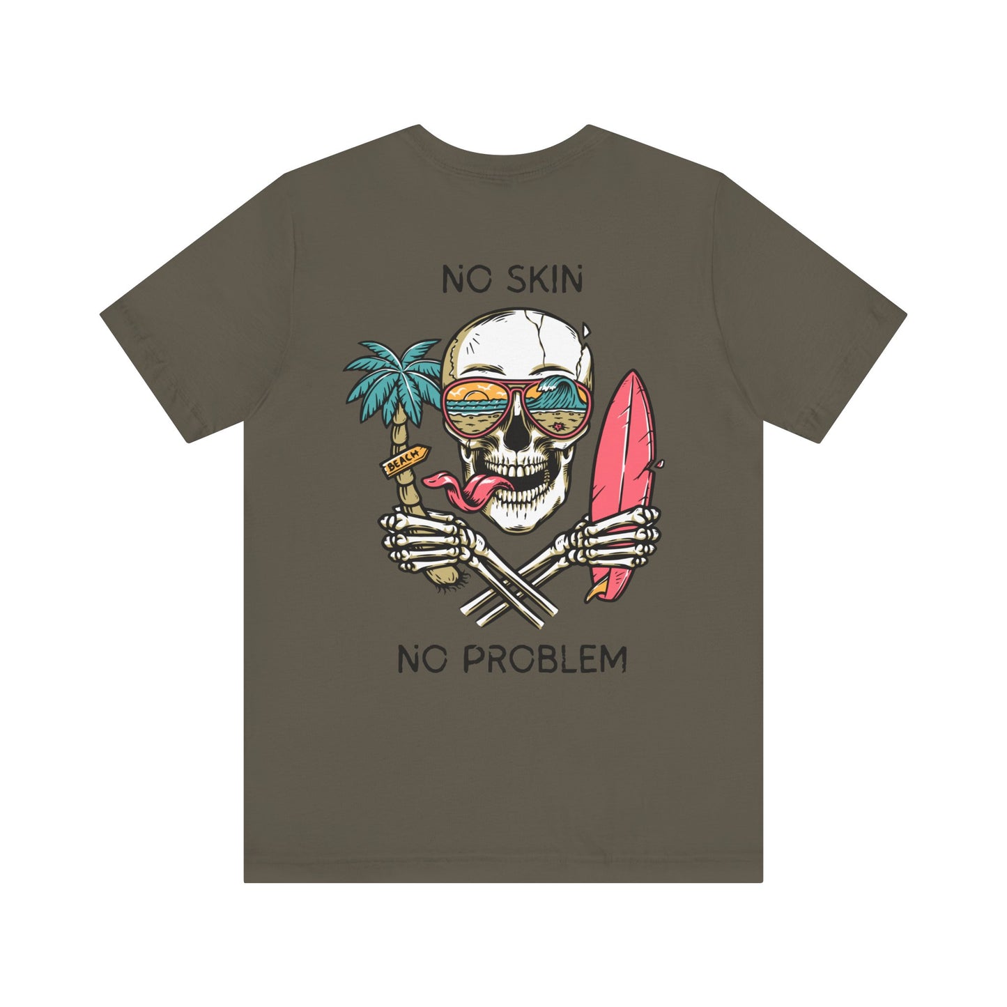 Skull Beach Vibes Tee - Unisex Short Sleeve T-Shirt