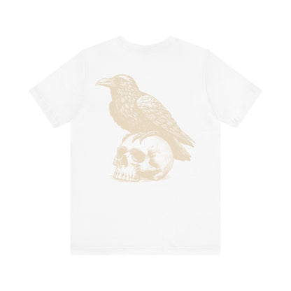 Reaper's Unisex Jersey Tee - Skull & Raven Graphic T-Shirt