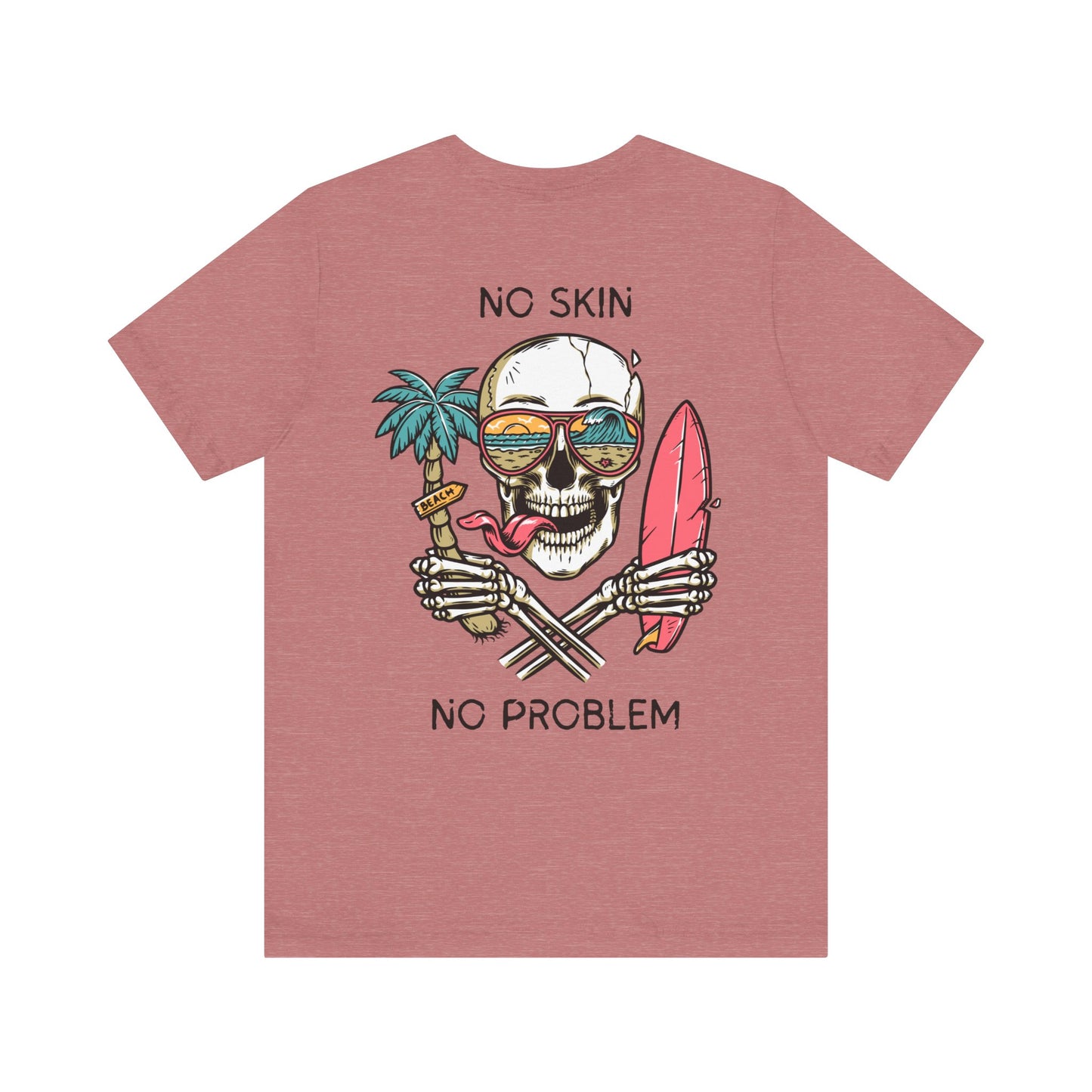 Skull Beach Vibes Tee - Unisex Short Sleeve T-Shirt
