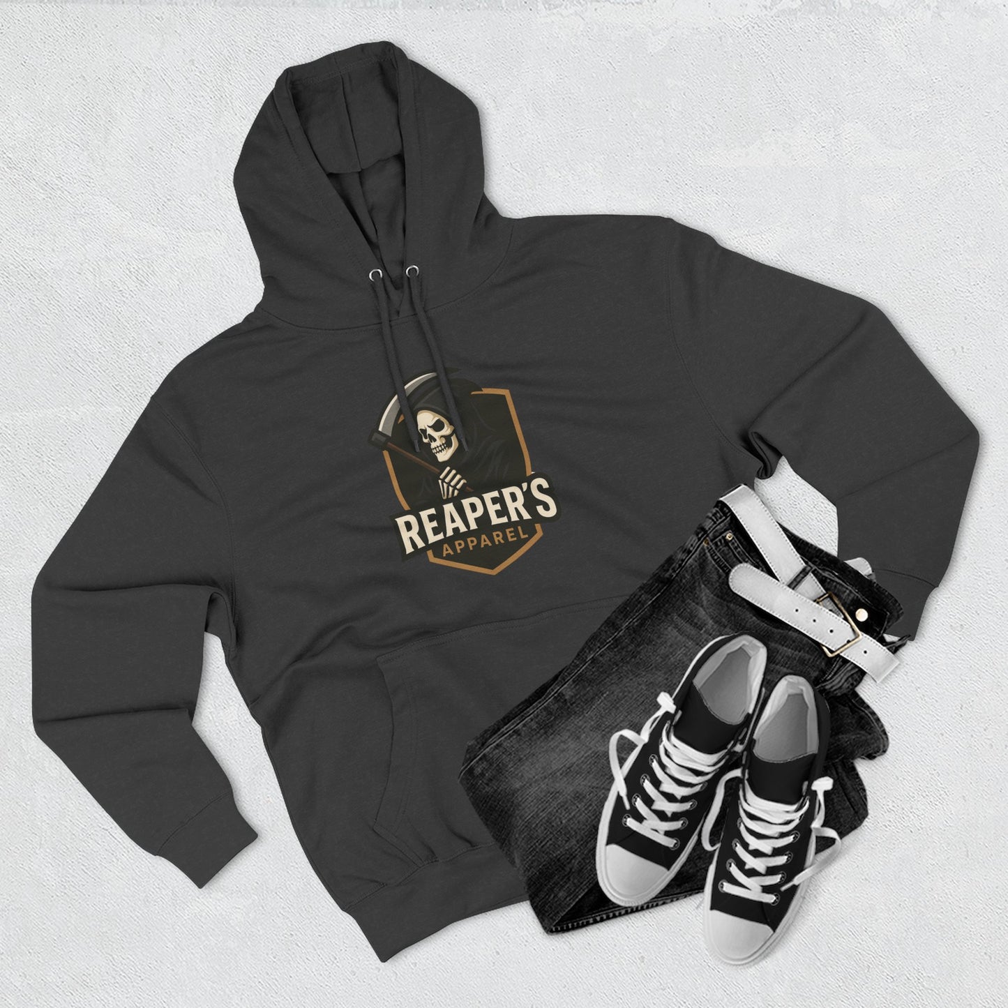Stylish Reaper's Hoodie | Cozy Fleece Sweatshirt