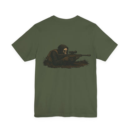 Tactical Sniper Reaper Design, Graphic Tee, Unisex