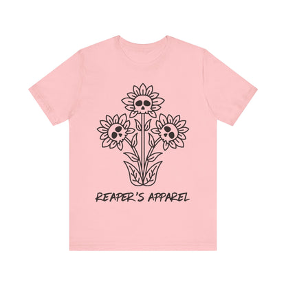 Reaper's Apparel Floral Skull Tee