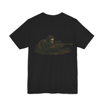 Tactical Sniper Reaper Design, Graphic Tee, Unisex