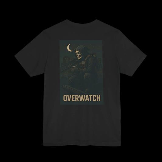 Edgy Graphic Tee with Overwatch Design